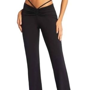 I AM GIA black pants with tie!